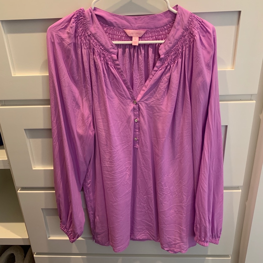 Lilac Lilly Pulitzer Elsa Top